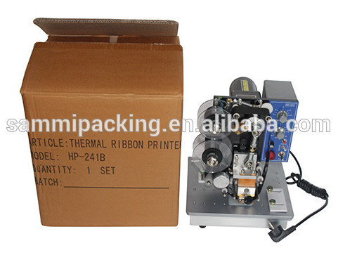 Electric Commercial Ribbon Date Coding Machine Tracking Automatic Coding Machine