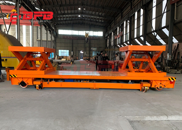 heavy duty hydraulic rail transfer cart
