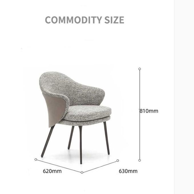 Wood Upholstered Side 810mm Modern Dining Room Chairs