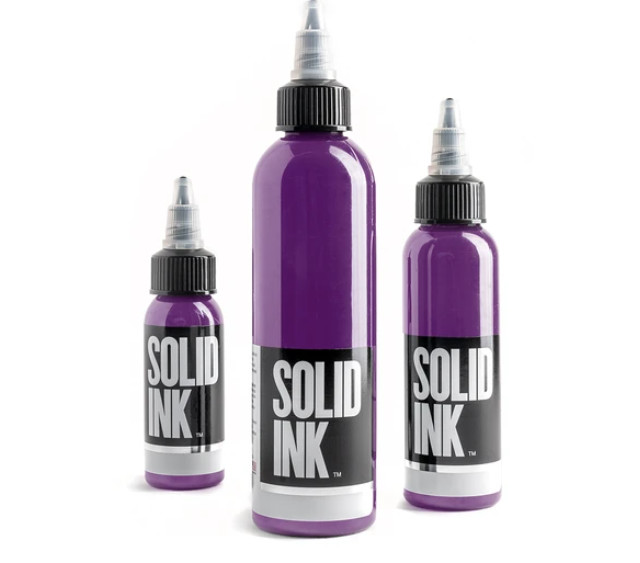 Vegan Friendly Solid Ink Tattoo Ink Purple Grape Super Concentrated cruelty free