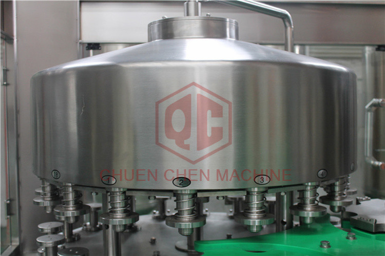 Volumetric Bottle Vial Filling Aluminum Canning Equipment With Bottle Washing