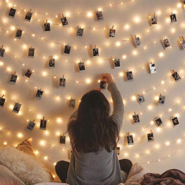 Photo Clip USB LED String Lights Fairy Lights Outdoor Battery Operated Led