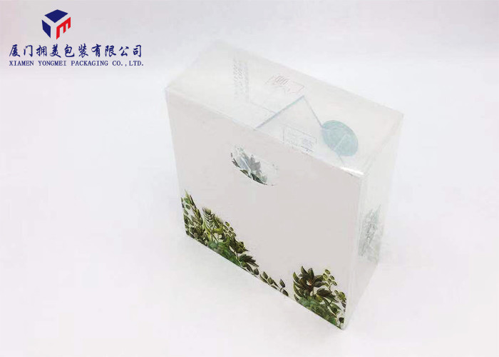 PP Packaging Box Pack Body Care Sets Automatic Lock Bottom PET Box 17.6X7.5X17.8cm