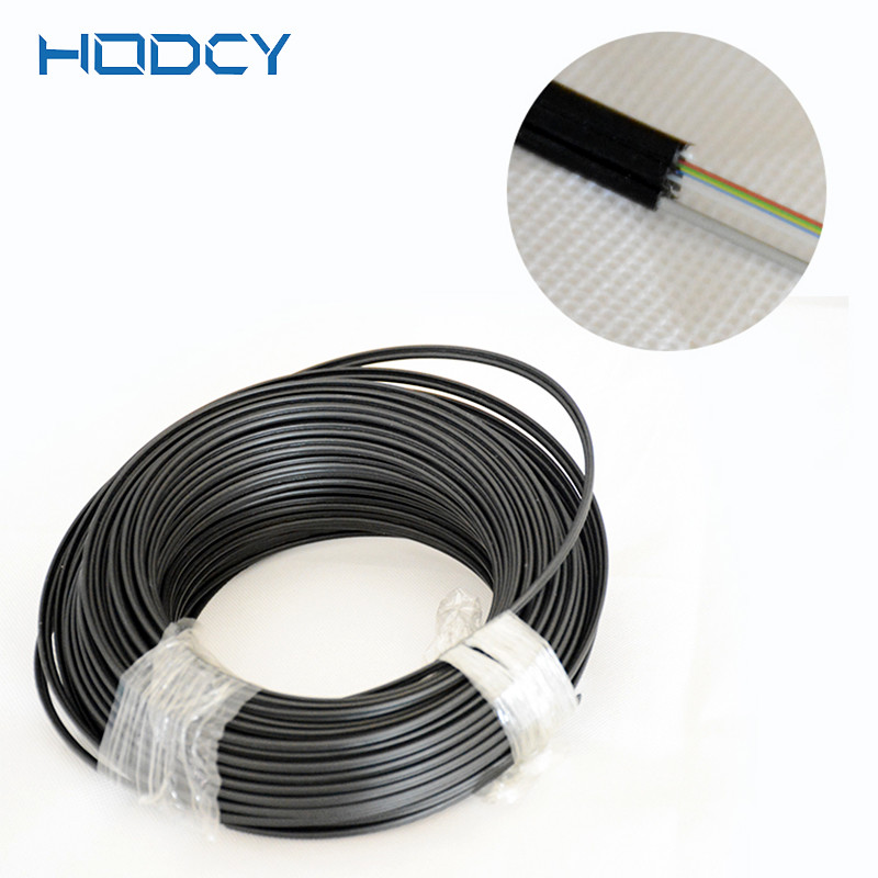 GJYXFCH-1B6-SM SC/UPC 100M 1 core 2mm*5mm FRP Steel wire Indoor Outdoor Fiber Optic Cable G657A LSZH Ftth Drop Cable