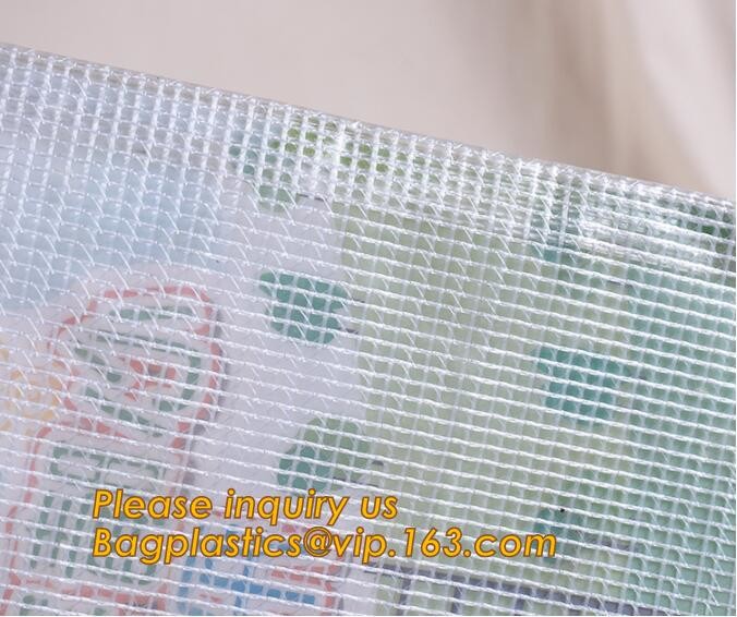 Plastic Bag OEM Custom PVC Loop Handle Image Printed Plastic Shopping Bag,Promotional Clear Waterproof Plastic Cosmetic