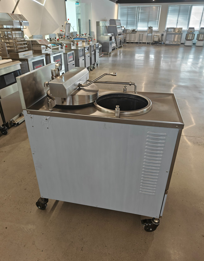 6HD Electric 12KW 380V 28L 6 Fry Tray Big Productivity Round Broaster Chicken Pressure Fryer