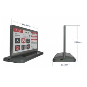  10.85'' 3 Color Solar-powered 1360*480 E-ink Display Desk Nameplate Manufactures