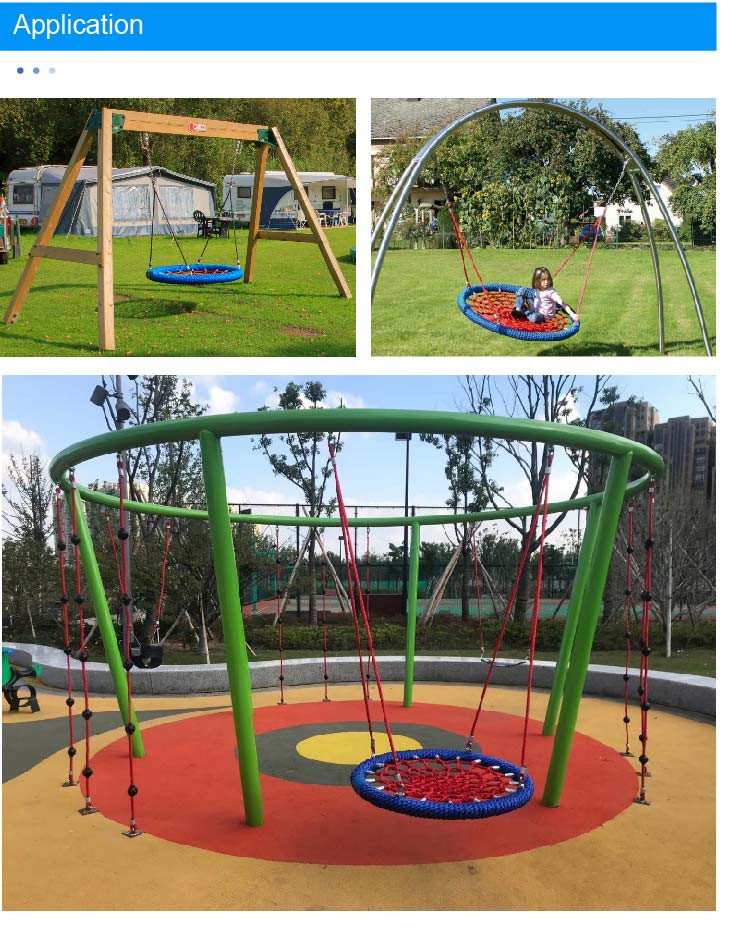Round Spider Web Playground Net Swing 100cm For Kids Adults