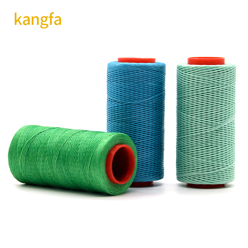 High strength 210D/16 250D/16 Mercerized polyester waxed thread for leather stitching