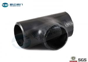 SCH 80 Industrial Pipe Fittings Carbon Steel Equal Tee For Waste Treatment