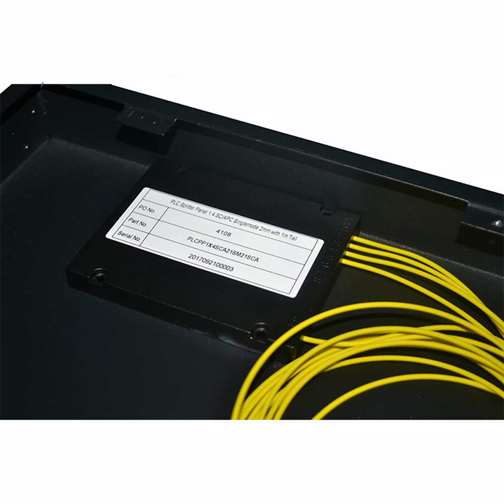 Ftth Single Mode Odf Fiber Optic Splitter 1x4 Rack Mount