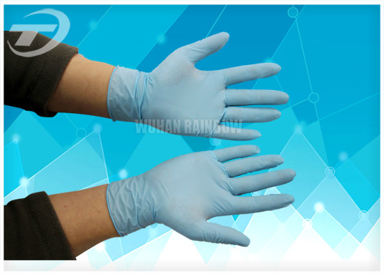 100% Industrial Exam Grade Medical Disposable Gloves , Nitrile Gloves Food Safe