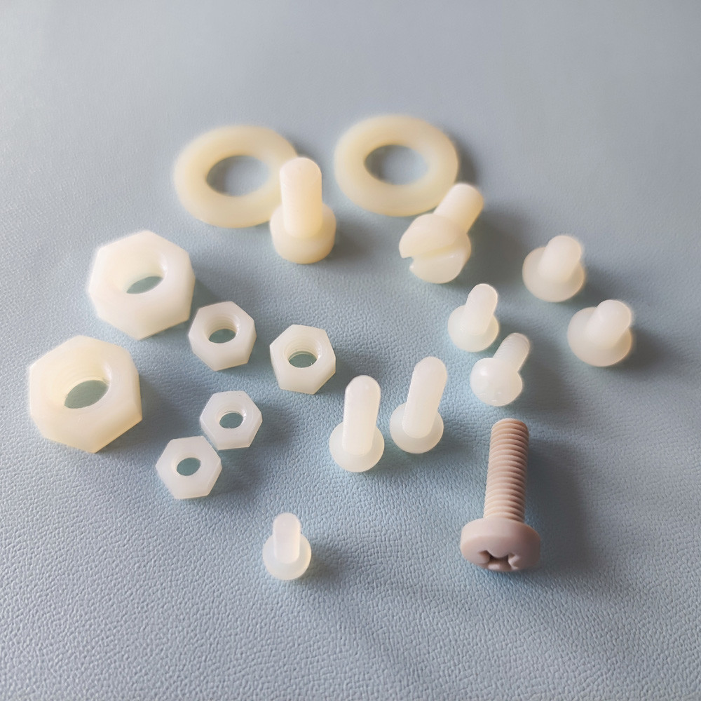 PEEK PTFE Plastic Hardware Products PP PPS PVC Nylon 20mm Rubber Washer UL 94 V-2