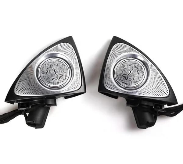 3D Rotating Car Audio Door Speakers , Ambient Sound Tweeter Speaker For Mercedes
