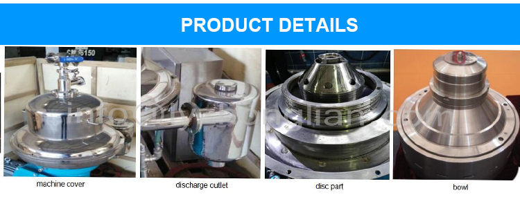 Continuous Flow Centrifugal Separator Machine Disc Separator Basket Centrifuge