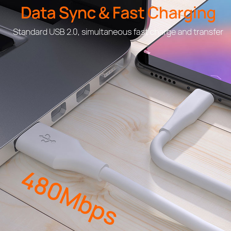 MFI C89 Braided Iphone Cable OD 3.5mm Iphone Lightning Cable 2m
