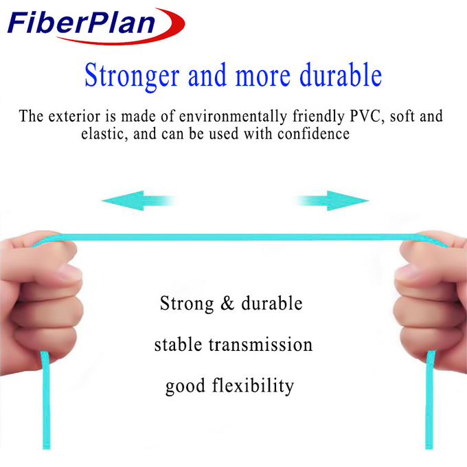 Mtp Mpo Cable PVC LSZH OM3 MPO MTP Fiber Optic Loopback With Low Insertion Loss