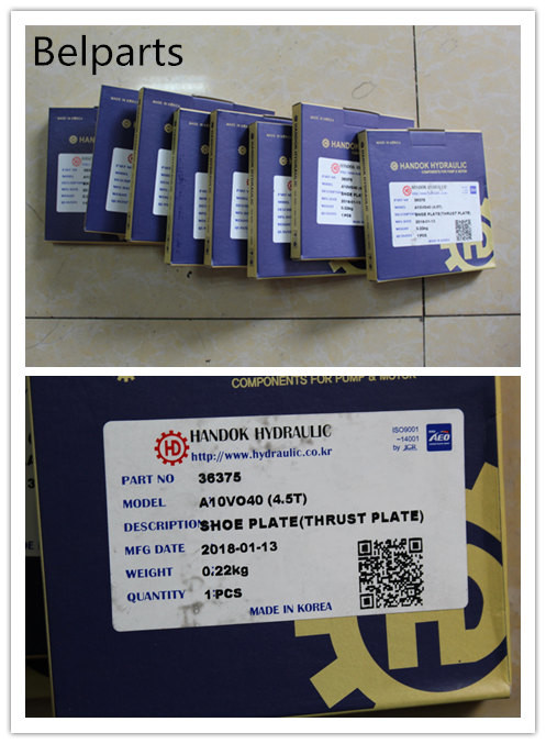 A10V40 Excavator Hydraulic Pump Parts Shoe Plate 4.5T S80W-3 EX60-1 Thrust Plate