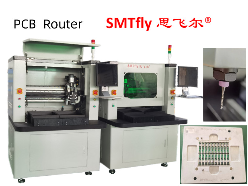 High-Speed PCB Router Machine with Adjustable Router Bit for Quick and