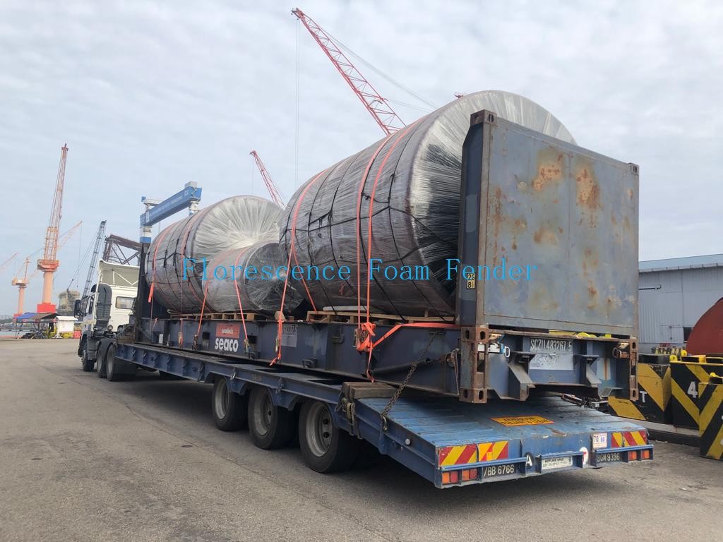 Florescence Boat Dock Berthing Eva Foam Filled Marine Fenders Floating