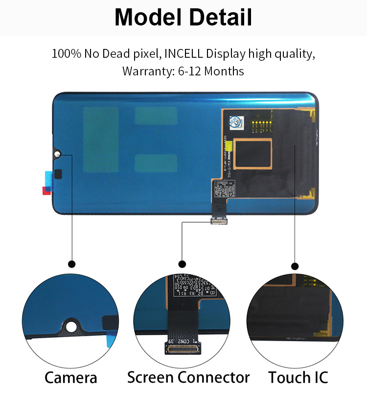 TKZ Wholesale Original LCD Touch Screen For Xiaomi 10 Pro Amoled Screen Display for Xiaomi Mi 10