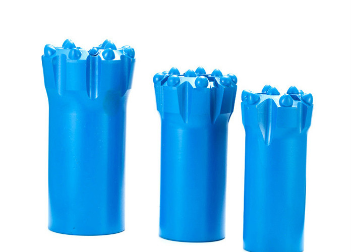 Thread Button R32 64mm Rock Drilling Bit ISO9001 Construction Use