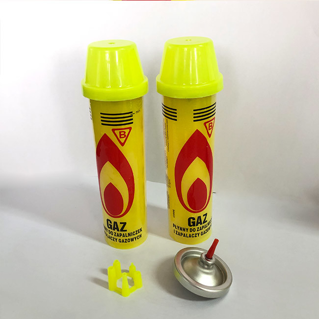 40mm Valve Included Butane Gas Lighter Refill For Outdoor Cooking