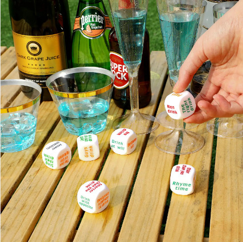 25mm Party Drinking Bar Dice Game Rolling Decider Drunk Frenzy Party Game