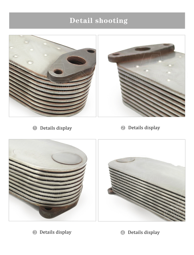 6150-61-2111 Element Oil Cooler for Komatsu Engine 6D125 Bulldozer D60A-8