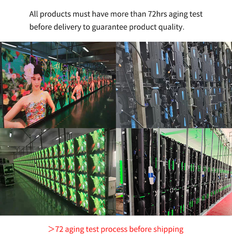 P2.6 P2.9 P3.91 Full Color Outdoor LED Video Wall Display 1920Hz 3840Hz