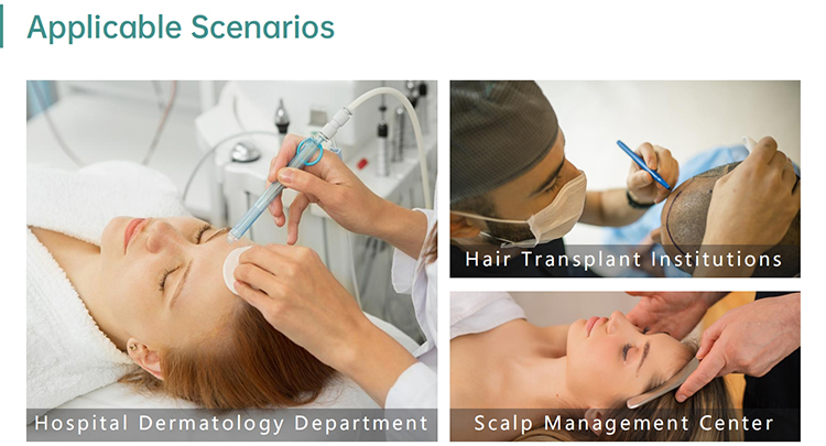 16 Million HD Lenses Skin Hair Analyzer Machine For Head Revitalization