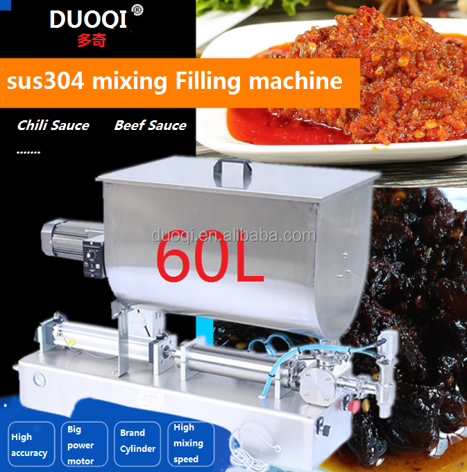 200 BPH Semi Auto Pneumatic Liquid Filling Machine With Heater And Mixer