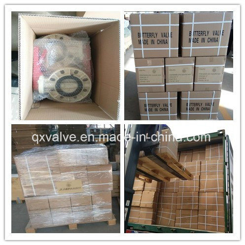 New Design High Quality PVC Body Red Handle Butterfly Valve