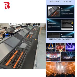 2 Screen Lighting MA Stage DMX Controller System Wide Range Channels Automatic