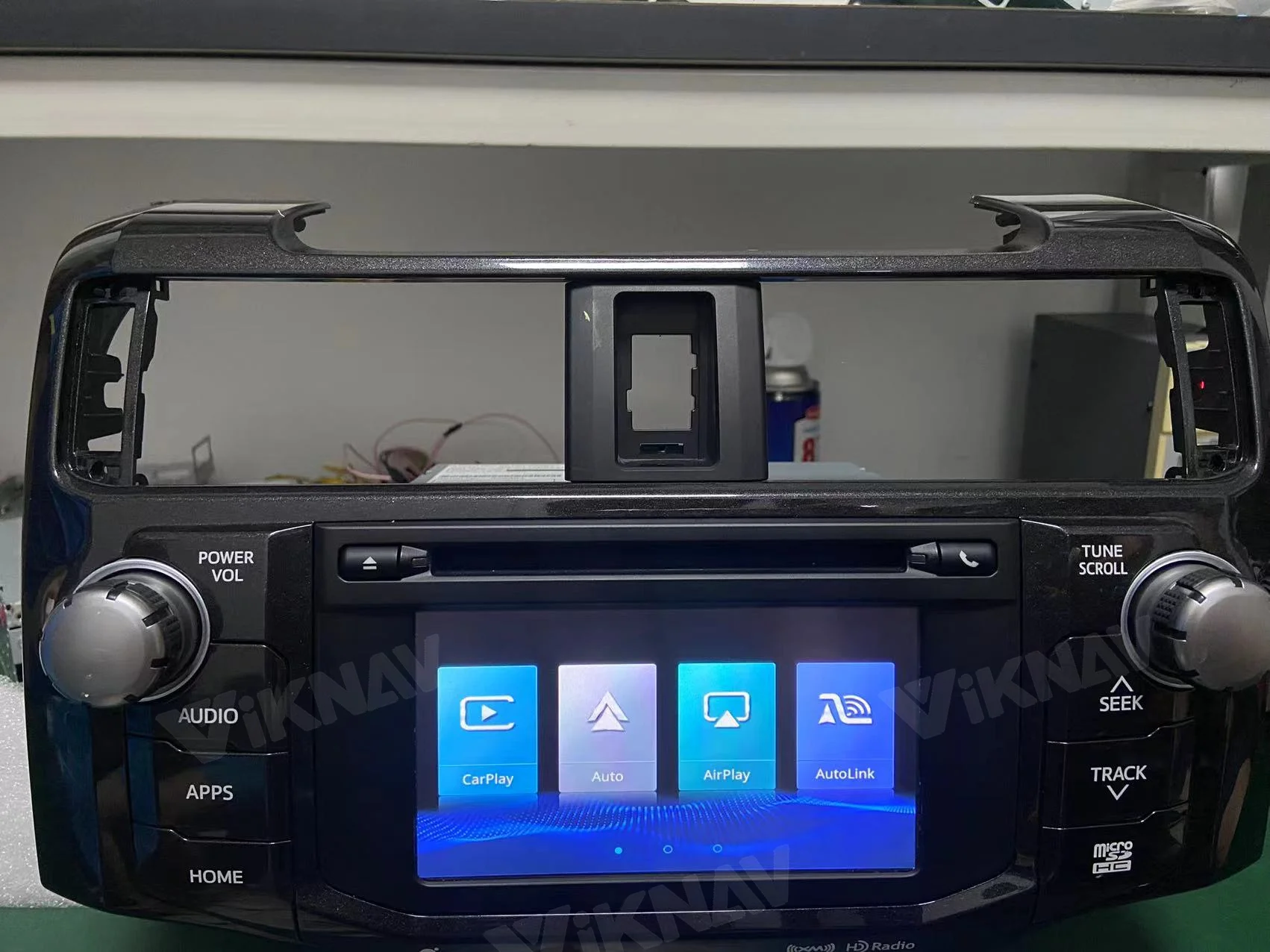 Viknav Linux System OEM Car For Toyota Crown Fujitsu Ten 2014-2019 Upgrade Decoder Box MuItimedia Wireless CarPlay