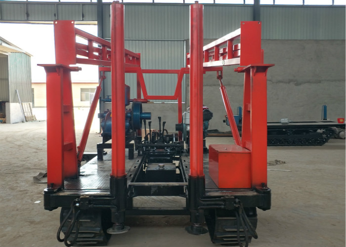 Popular Engineering Drilling Rig 30 - 180m Drilling Depth Easy Operation Free Maintenance