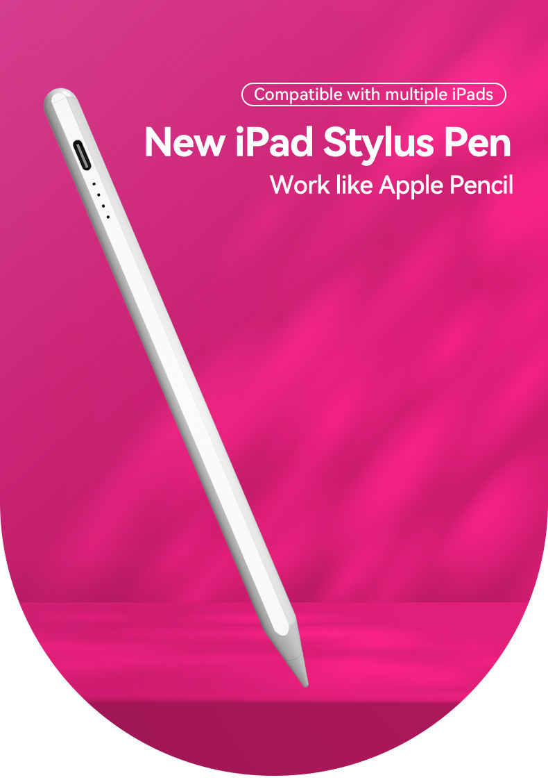IPad Pro Mini Stylus Pen Built In Lithium Battery Accurate Drawing / Note Taking Tool