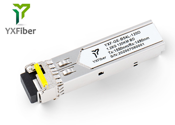 1.25G BIDI 120km 1550nm/1490nm LC WDM DDMI Single Mode SFP Module