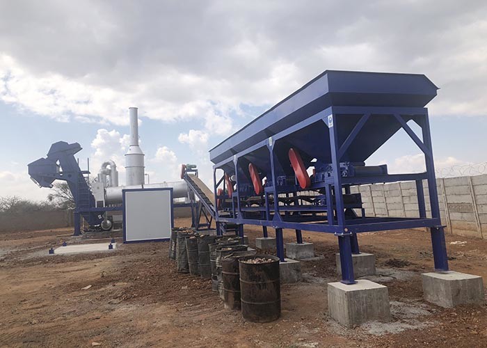 Professional 20t/H Asphalt Drum Mix Plant 220V/380V 50Hz Easy To Operate