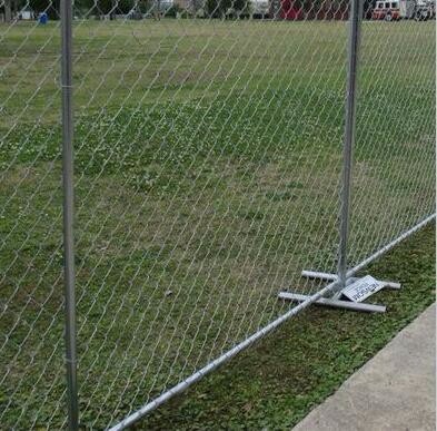 8'x12' tubing 1⅜"(35mm) x 16ga thickness chain link us standard temporary fencing 13ga/2.3m diameter