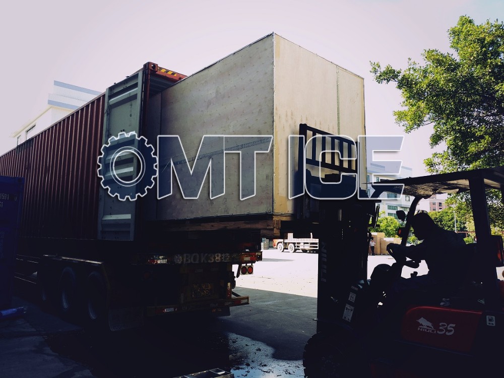 Convenient Slurry Ice Machine High Speed Industrial Ice Crusher Machine 10ton / 24hrs