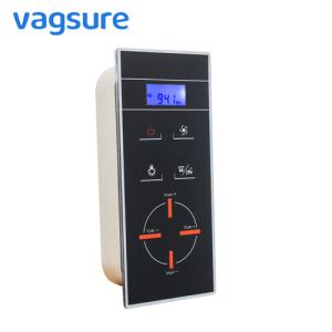  Elegant Clear Steam Bath Equipment Electronic Control Panel Anti Bacterial Easy Clean Manufactures
