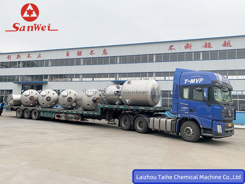 63 Stirring Speed 1000L Stainless Steel Reactor for Pharmaceutical Manufacturing
