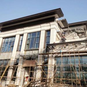 China Cold Rolled Wall Steel Frame Modular Construction Homes Buildings Sandwich Panel on sale