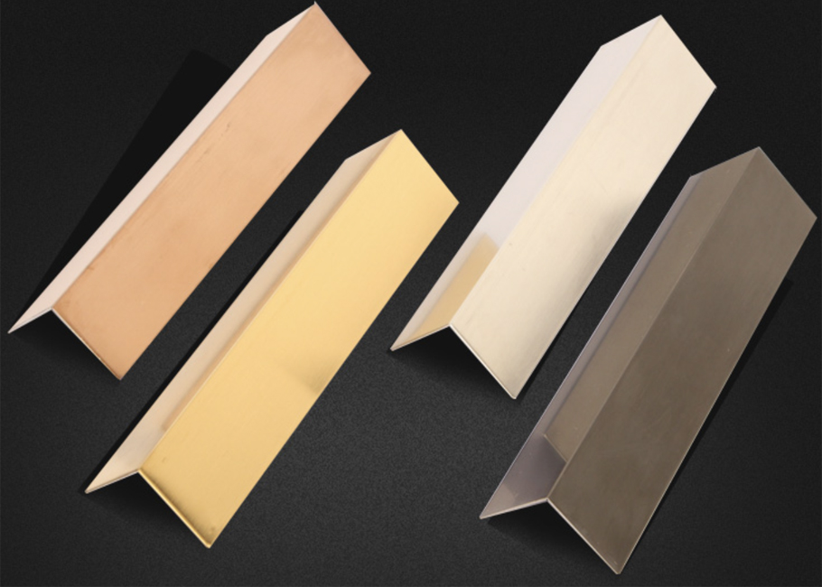 brushed stainless steel corner guards	