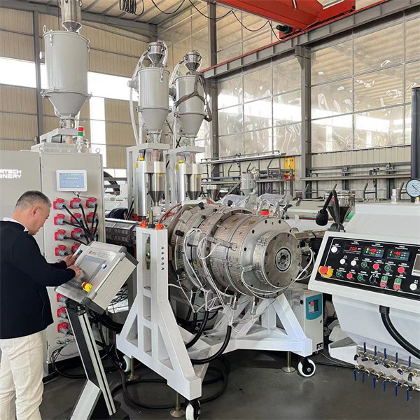20-110mm Plastic PE PPR Hdpe Pipe Extrusion Machine