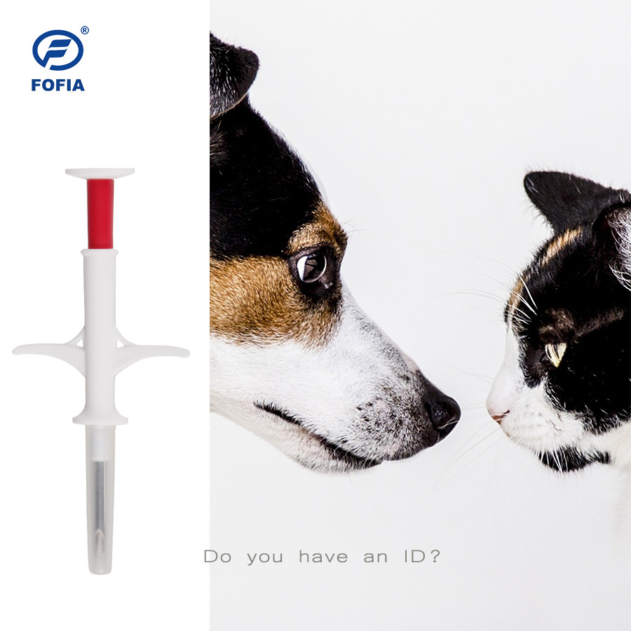 134.2 KHz Frequency Animal ID Microchip with 6 Adhesive-stickers