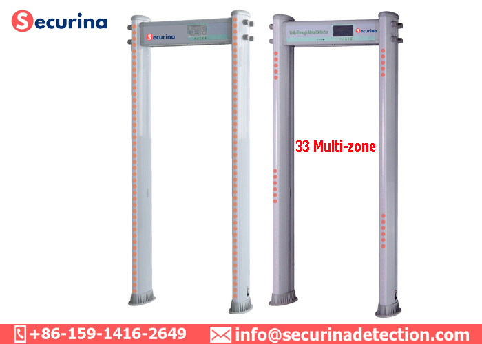 Court Safe Door Frame Metal Detector Ntelligent Convert Zones 300 Level DSP Tech