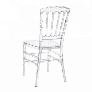 High Back Transparent Resin Chiavari Chair Nepoleon Crystal Chiavari Chairs