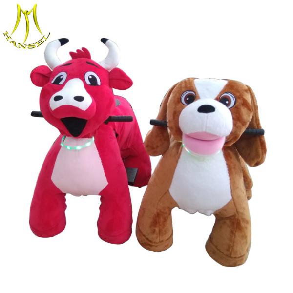 Hansel theme park equipment for sale voiture electrique motorized animals for